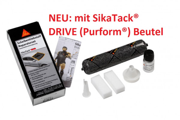 SikaTack DRIVE PURFORM Rep.-SET, schwarz, Beutel, 400ml